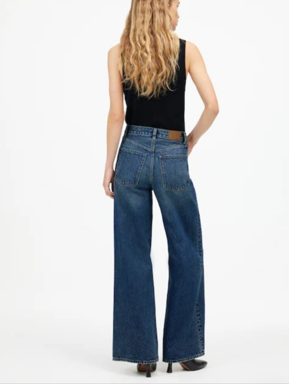 Madewell Tall Super Wide Leg Jeans Concho Wash - Picture 3 of 12